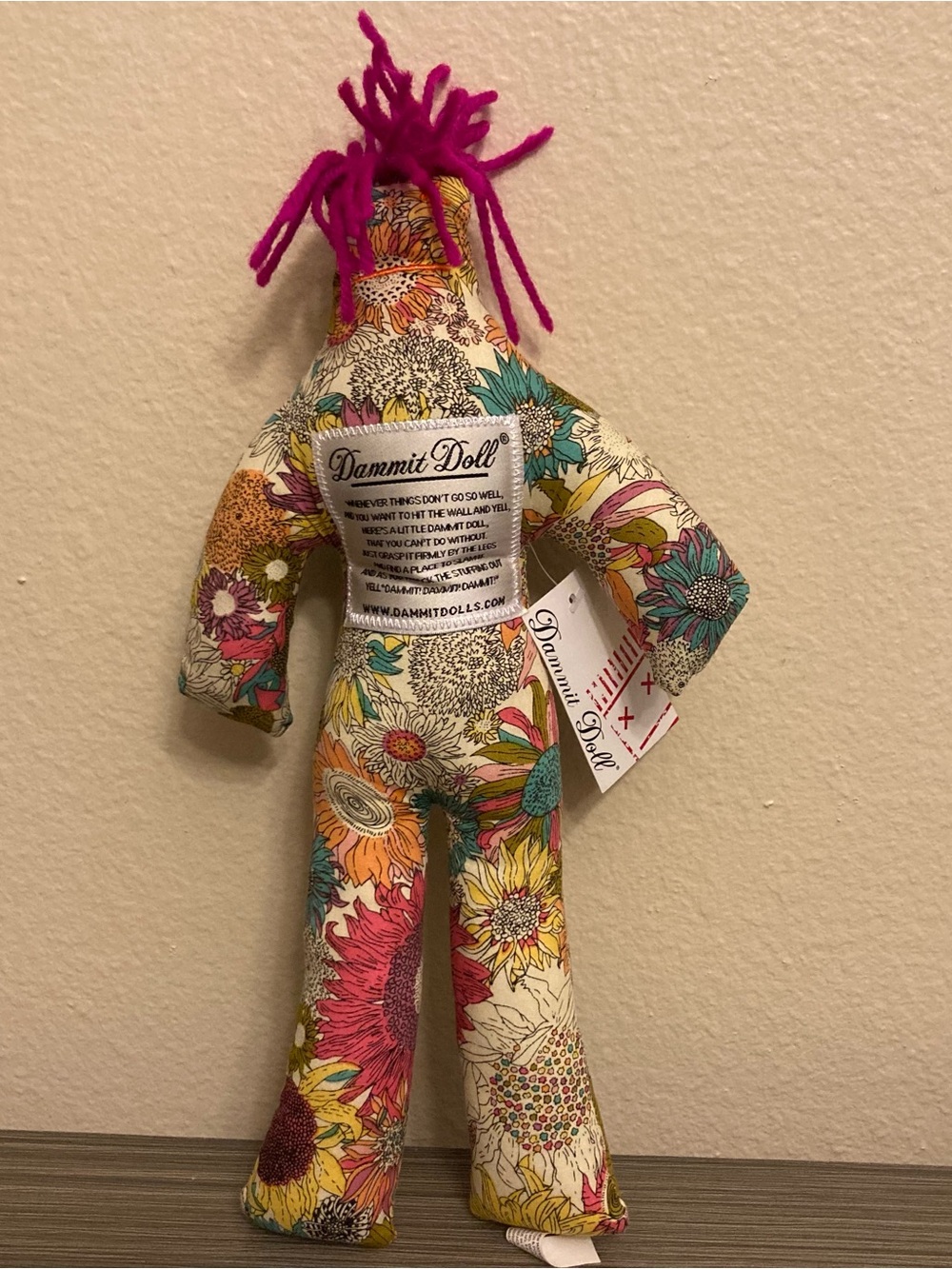 Dammit Doll - Floral Decorative Stress Relief Doll